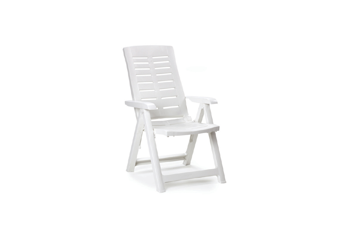 Baštenska stolica plastična Yuma bela 