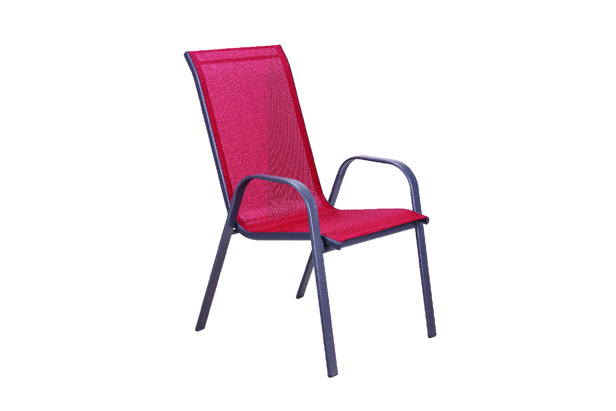 Baštenska stolica – crvena Como 