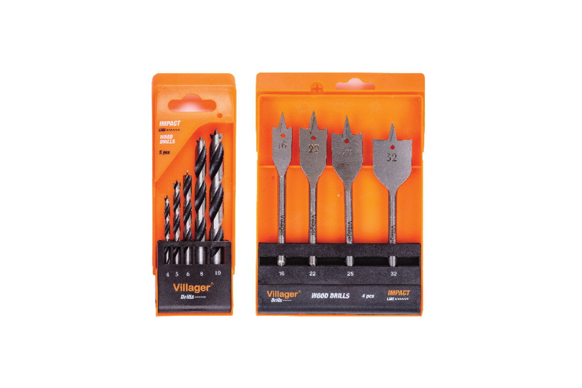 Burgije za drvo Villager Impact Line DW-SET 5 kom