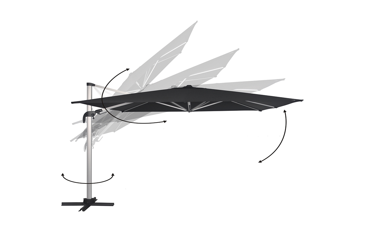 Manila suncobran crni 