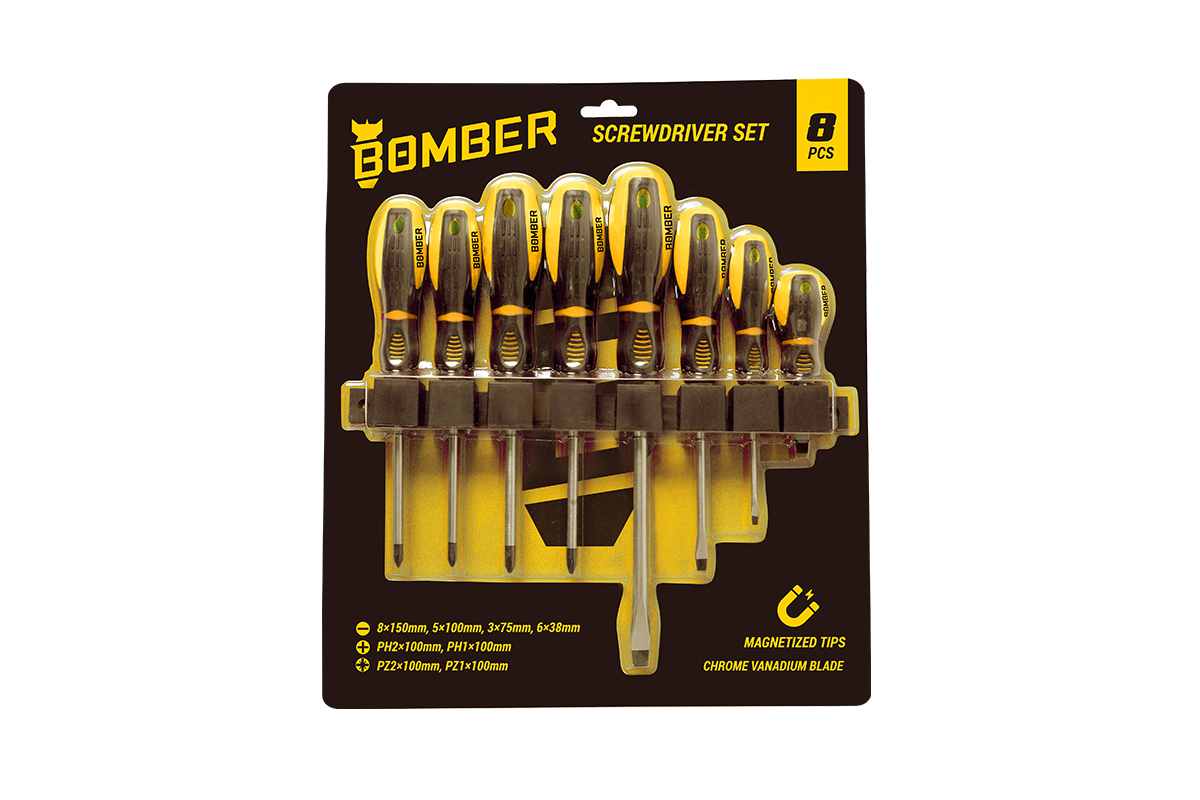 Set odvijača Bomber 8 kom 