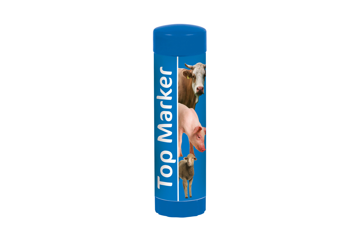 Olovka za obeležavanje stoke TopMarker 60ml, plava 