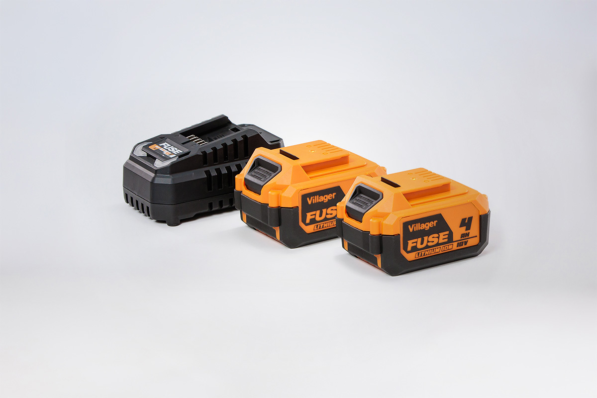 FUSE 18V set baterija 2 x 4.0Ah + punjač 4,5A 