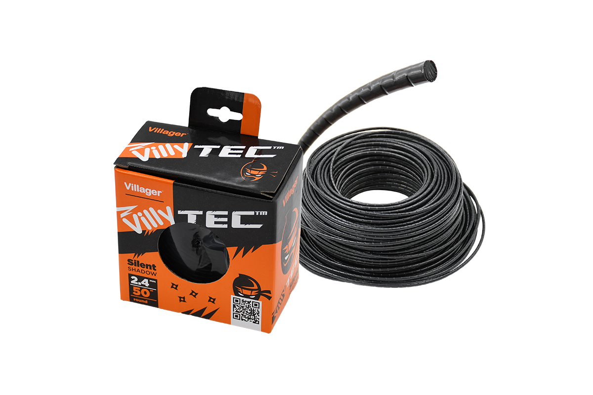 Silk za trimer 2.4mm x 50m - okrugla nit VillyTec, Silent Shadow