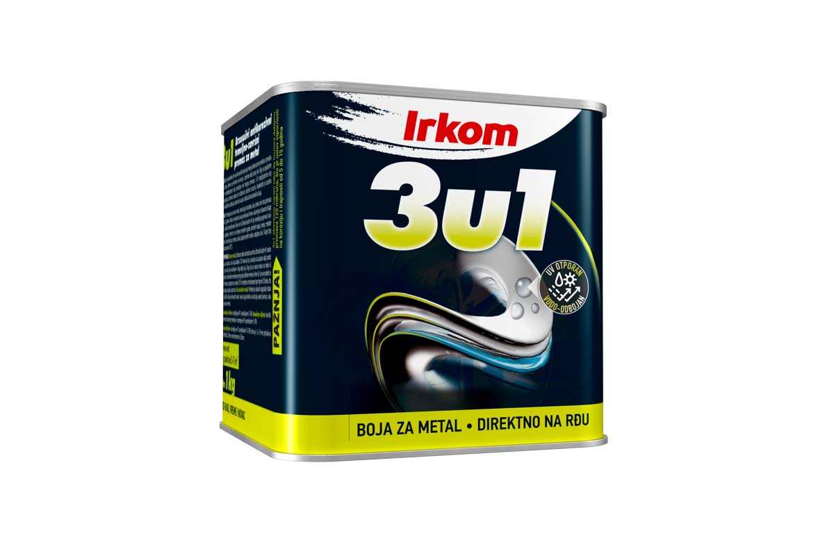 3 U 1 beli ral 9016, 1 kg 