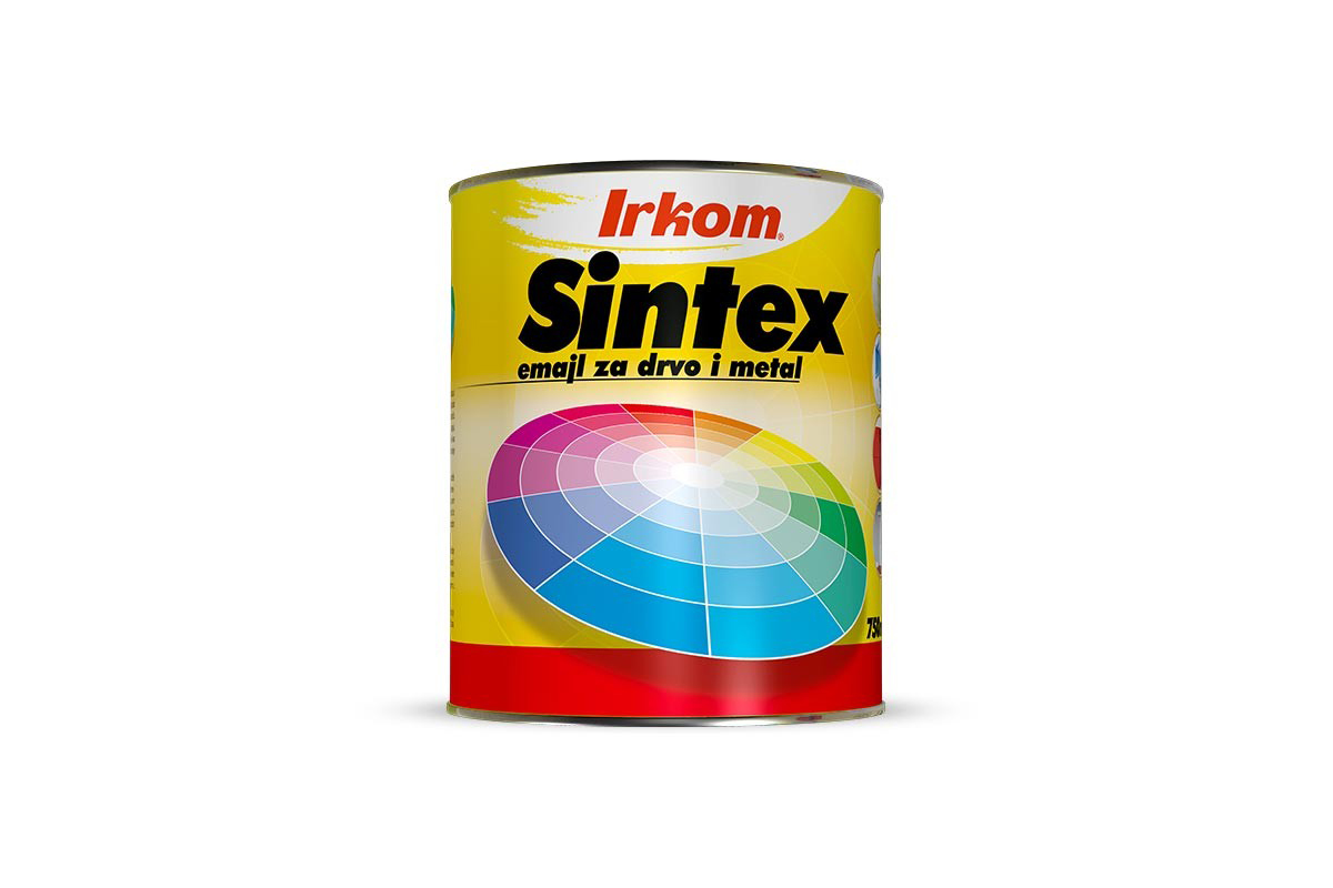Sintex emajl crni mat 750 ml