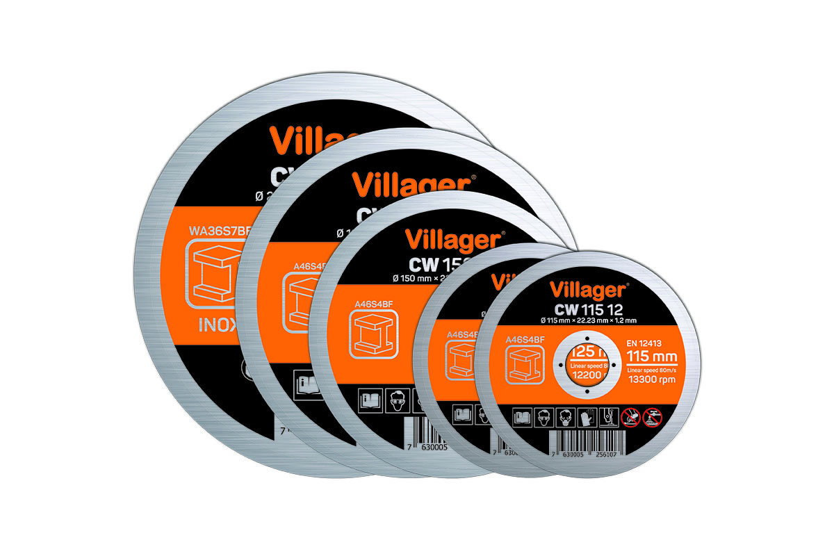 Rezna ploča za metal Villager CW12510 125x1.0 mm