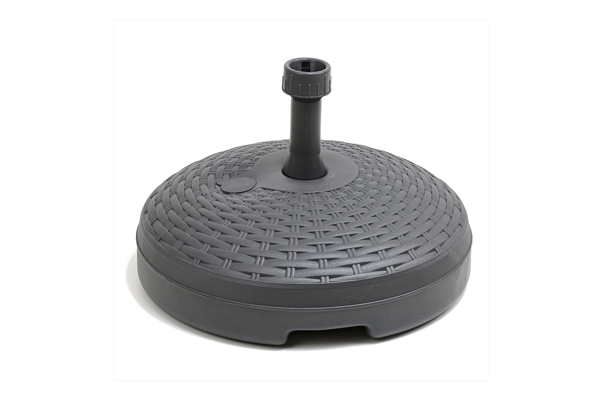 Postolje za suncobran plastični rattan 20l antracit 