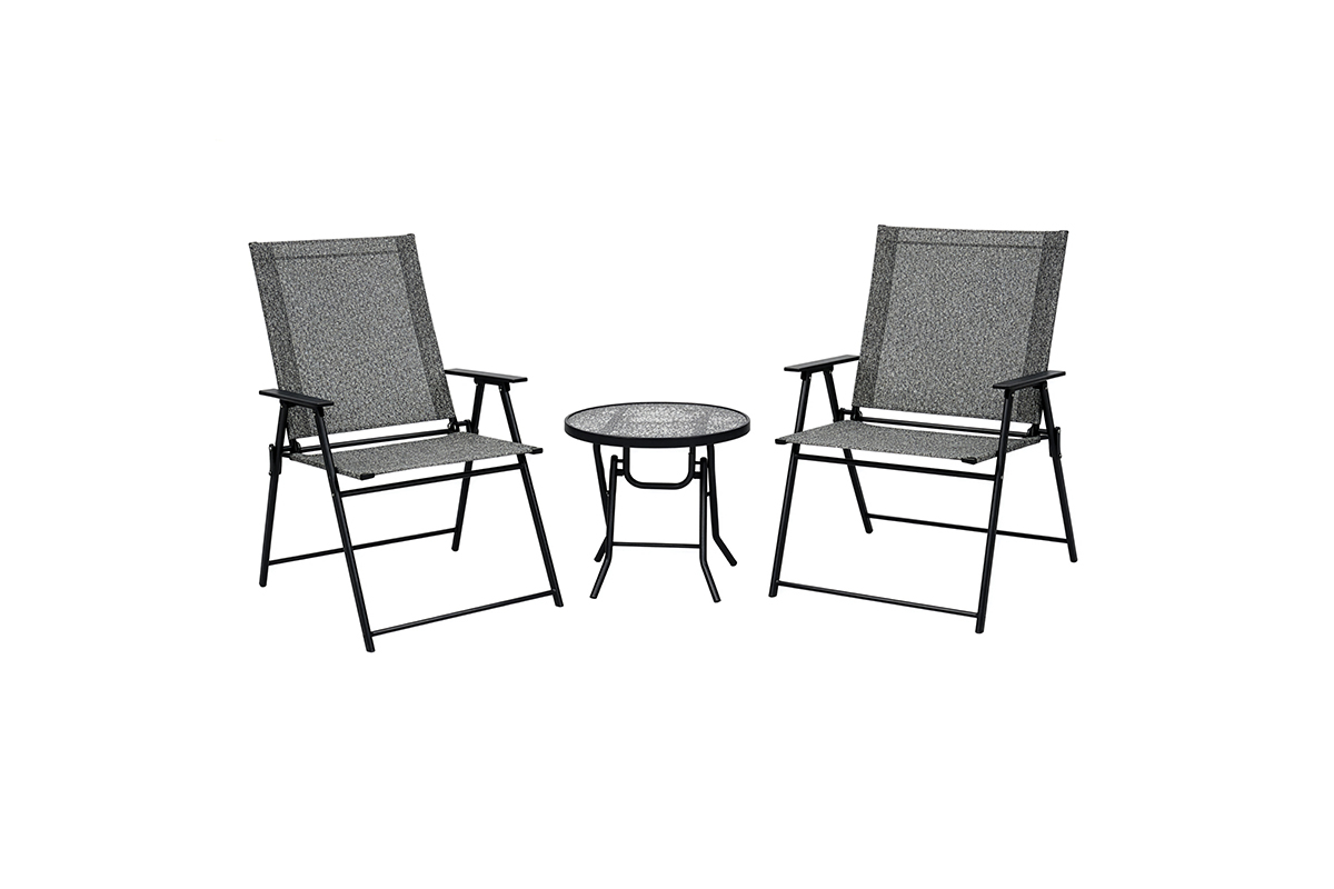 Trodelni set sa dve sklopive stolice Snap Rest 