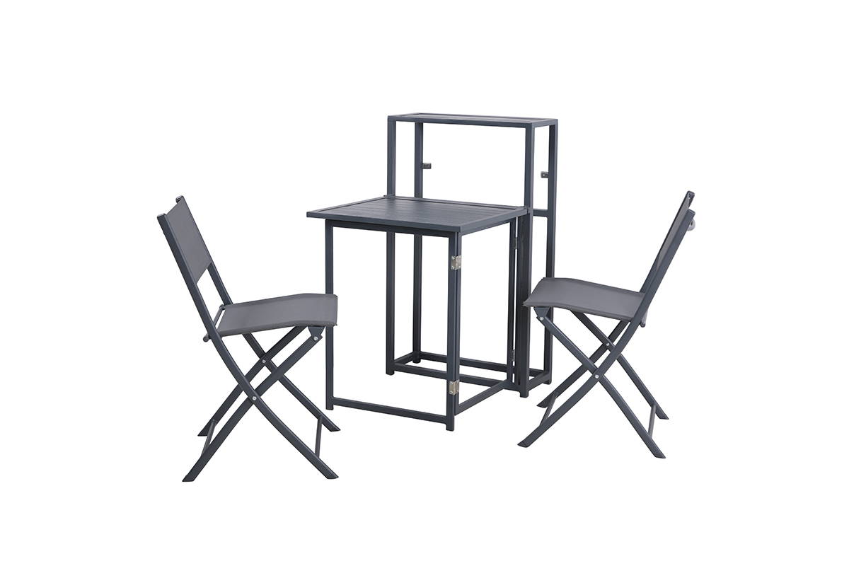 Trodelni sklopivi set za terasu Balkit 