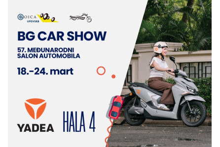 YADEA na 57. Međunarodnom sajmu automobila u Beogradu