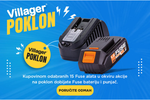 SAMO U MAJU! Poklon set baterija i punjač!