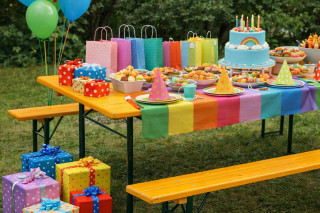 Baštenski set stout - sto + 2 klupe 220 x 90 