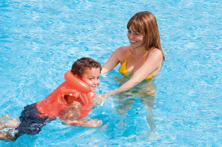 Prsluk za plivanje za decu DELUXE SWIM VEST 
