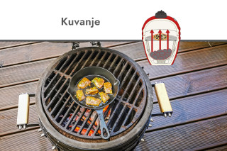 Kamado roštilj 55 cm 