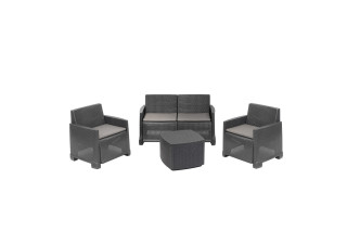 Baštenski set Como sa jastucima 