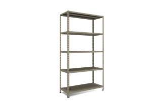 Metalna polica KIT 188 x 100 x 40 cm 5 x 65 kg - siva