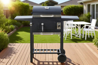 Roštilj na ćumur sa rešetkom od livenog gvožđa 