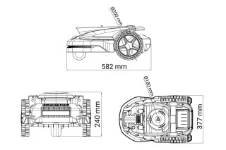 Robot kosačica Villager QUIX Oculus 500 