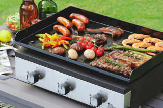 Plancha na gas sa tri gorionika 