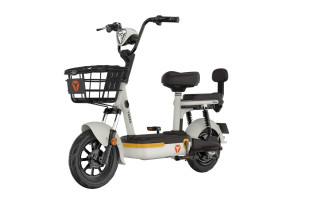 Baterijski bicikl Yadea Teena 48V 12Ah - beli 