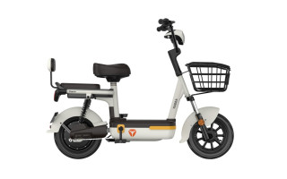 Baterijski bicikl Yadea Teena 48V 12Ah - beli 