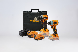 FUSE set bušilica VLP 5121 + odvrtač VLP 6420, baterija 1x2,0Ah,1x4,0Ah, punjač 2,4A 