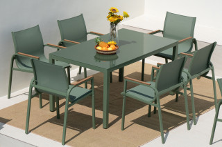 Baštenski set sto + 6 stolica Olive (A+B) 