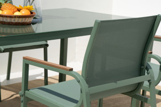 Baštenski set sto + 6 stolica Olive (A+B) 