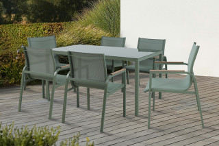 Baštenski set sto + 6 stolica Olive (A+B) 