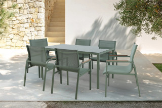 Baštenski set sto + 6 stolica Olive (A+B) 