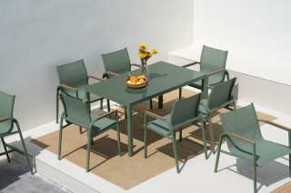 Baštenski set sto + 6 stolica Olive (A+B) 