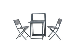 Trodelni sklopivi set za terasu Balkit 