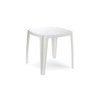Baštenski sto plastični 75 x 75 cm Tavolo 75 beli 