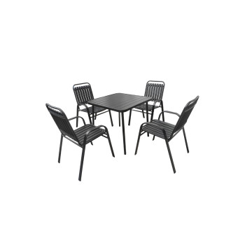 Baštenski set Aruba sa 4 stolice (A+B) 