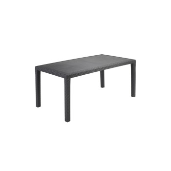 Baštenski sto pravougaoni Joker antracit 