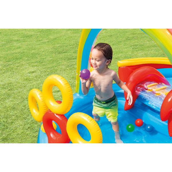 Dečji bazen 2.97 x 1.93 x 1.35m Rainbow Ring Play Center 