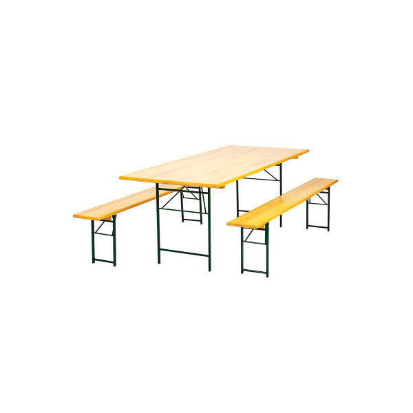 Baštenski set stout - sto + 2 klupe 200 x 90 