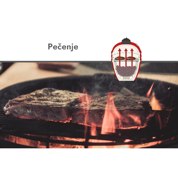Kamado roštilj 45,7 cm 