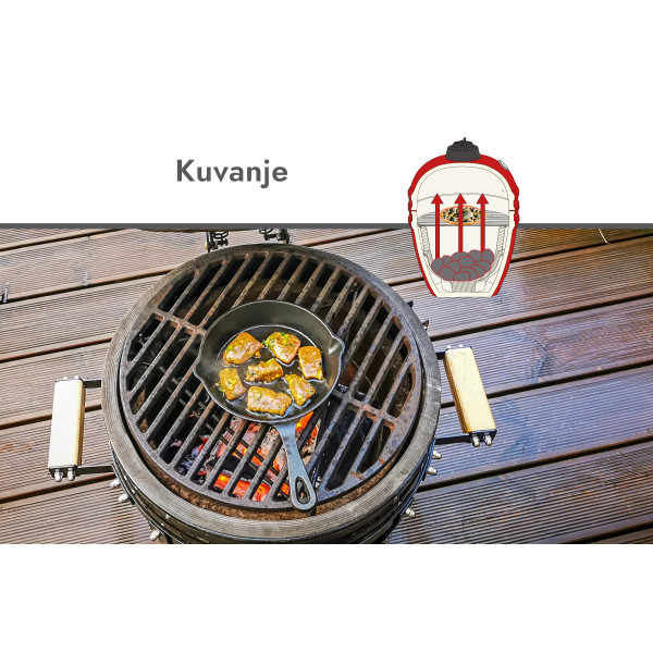 Kamado roštilj 59,5 cm 