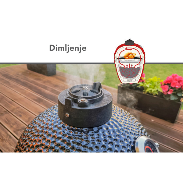 Kamado roštilj 59,5 cm 