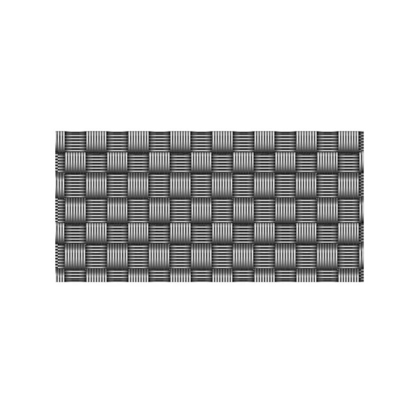 Ograda 19x205 cm tamno siva 