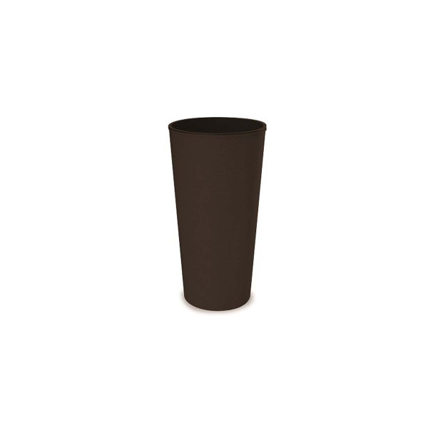 Gardino - saksija melrose glamour 20 x 21 antracit 