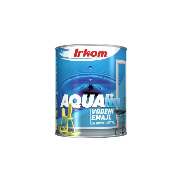 Aqualin emajl beli saten 700 ml 