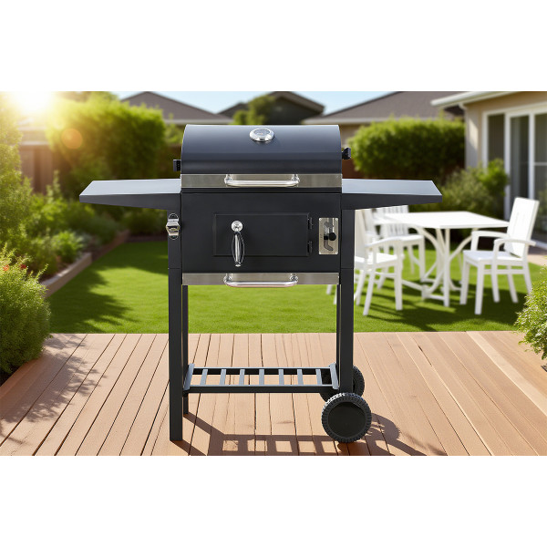 Roštilj na ćumur sa rešetkom od livenog gvožđa 