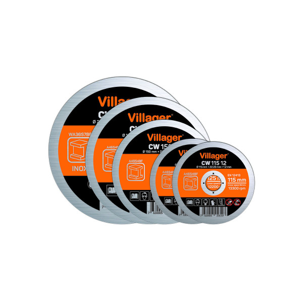 Rezna ploča za metal Villager CW12510 125x1.0 mm 