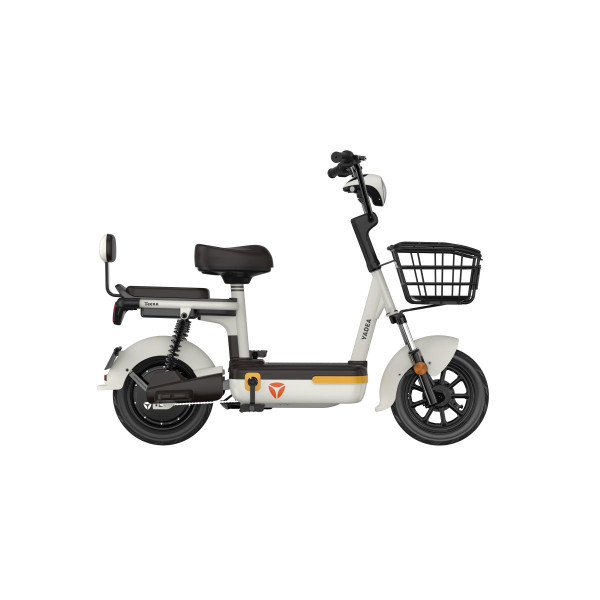 Baterijski bicikl Yadea Teena 48V 12Ah - beli 