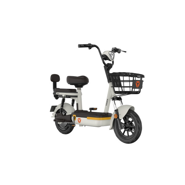 Baterijski bicikl Yadea Teena 48V 12Ah - beli 