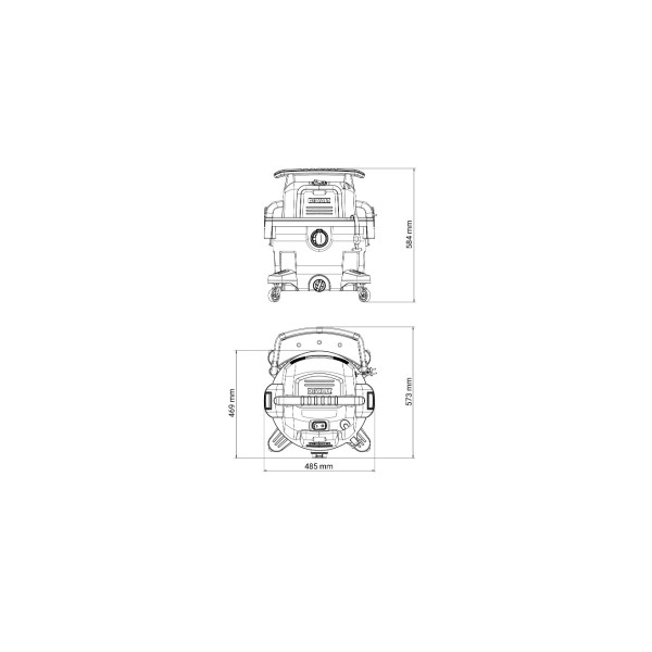 DeWalt tihi usisivač za suvo i mokro usisavanje 34L - DXV34-QT 