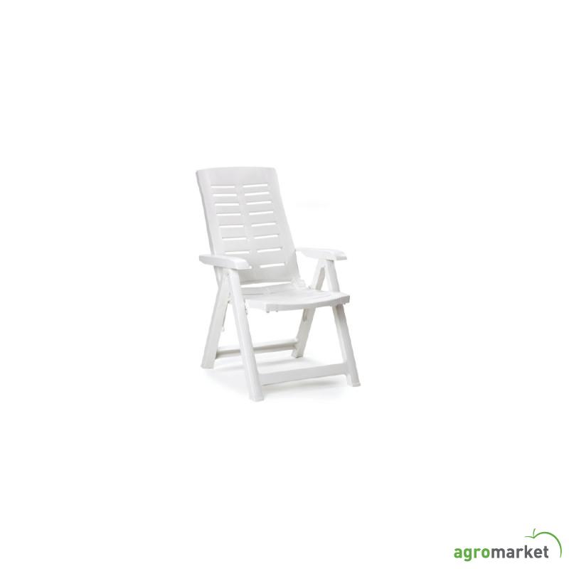 Baštenska stolica plastična Yuma bela 